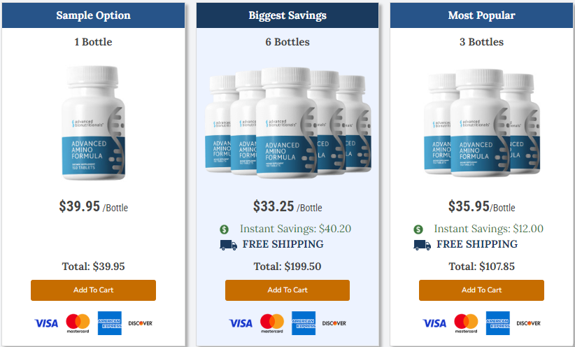 Advanced Amino Formula Reviews