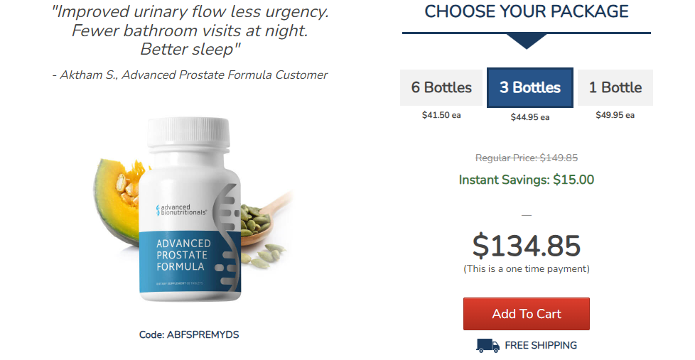 Advanced Prostate Formula Review